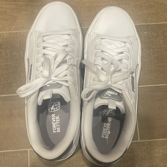 PUMA Smash Platform v3 Pop Up - White W - 392504-02 Sz 10 - Picture 6 of 6